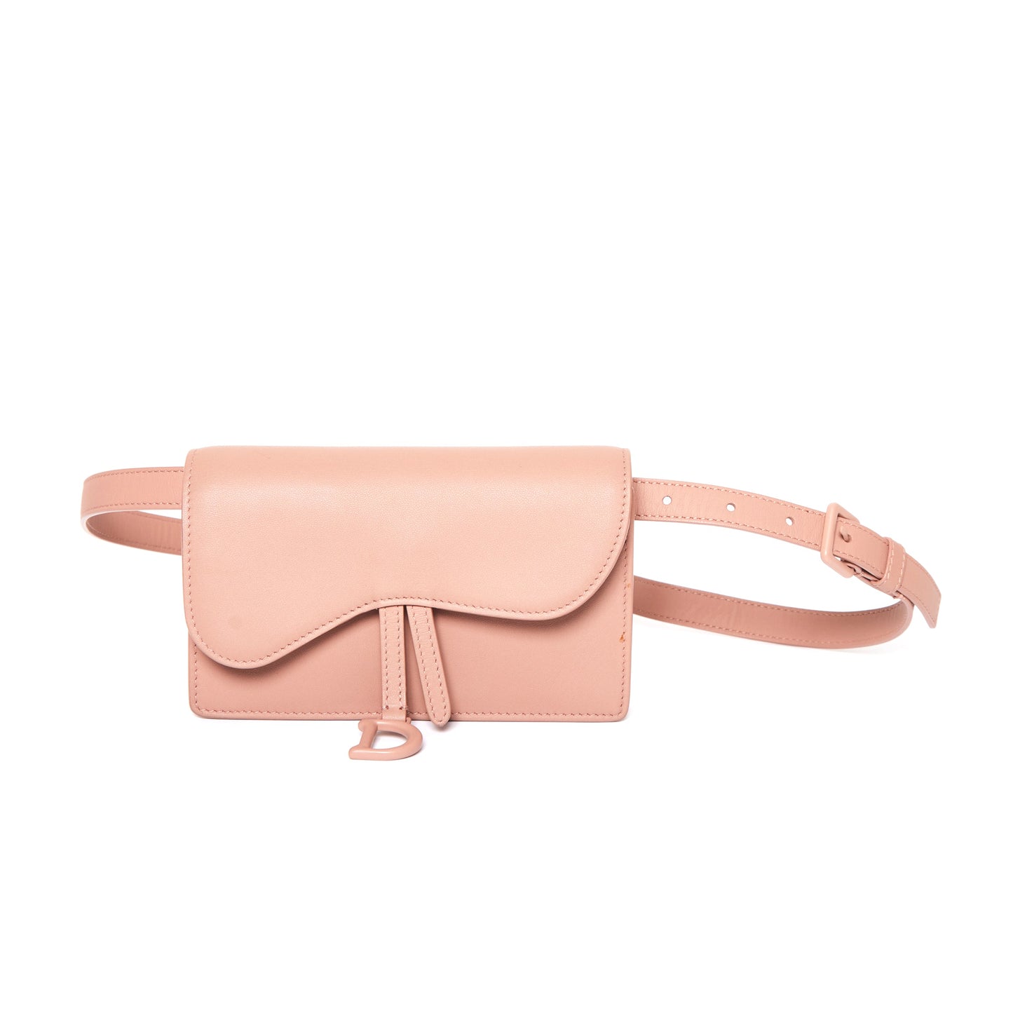 DIOR Pouch Saddle Waist Belt Bag Blush Pink