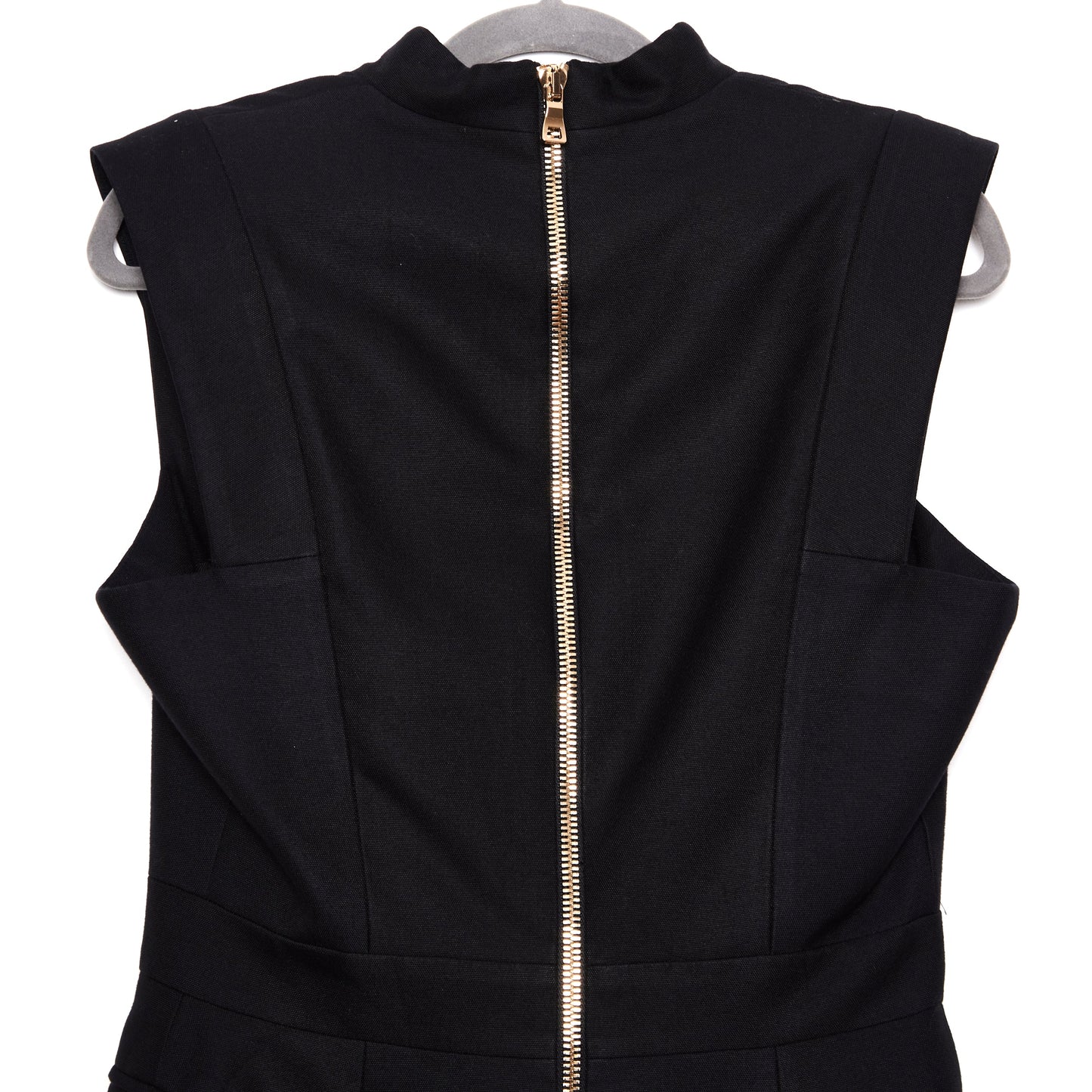 BALMAIN Buttoned Mini Dress - Black