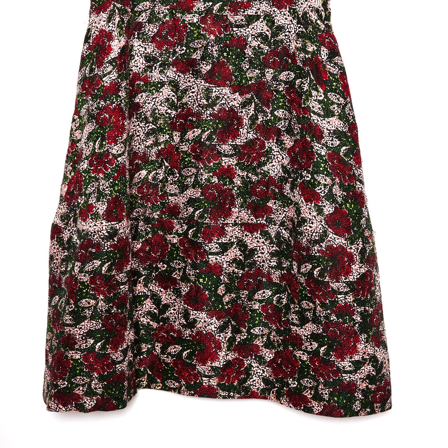 OSCAR DE LA RENTA Floral Brocade Sleeveless Dress 8-10
