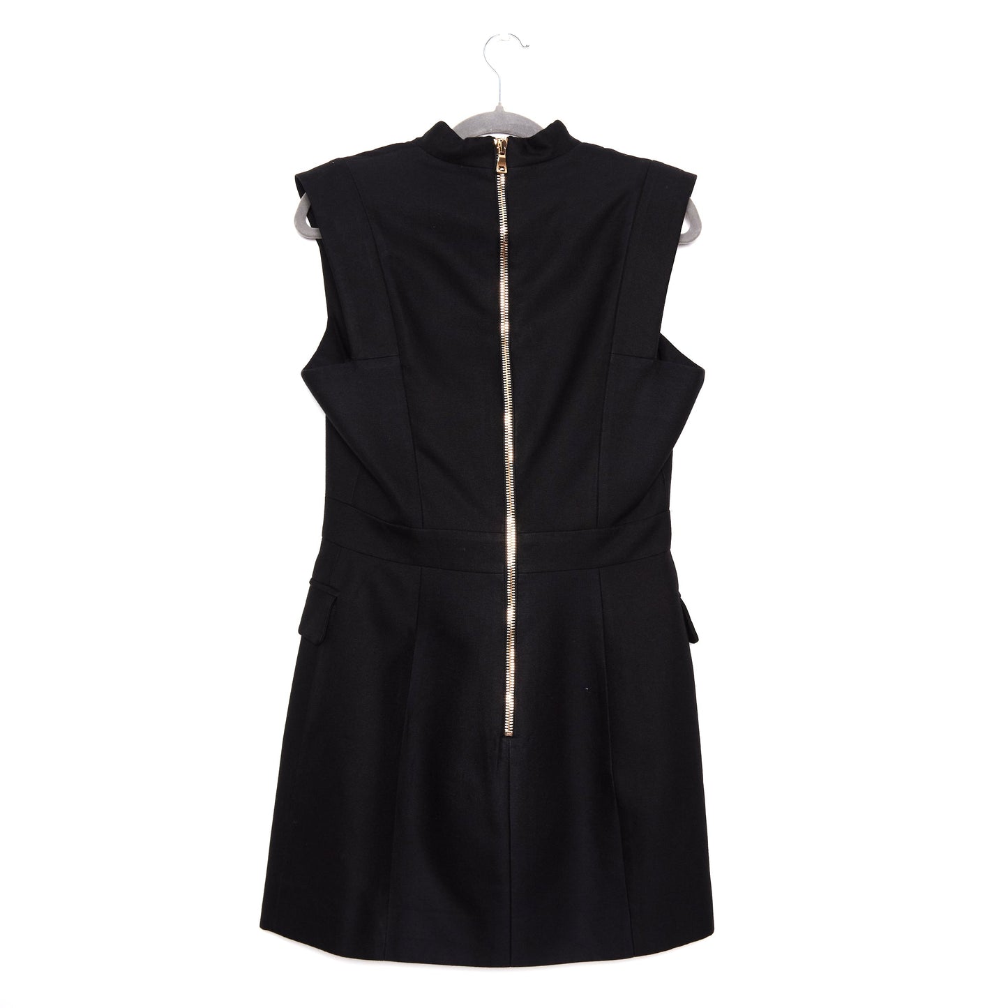 BALMAIN Buttoned Mini Dress - Black