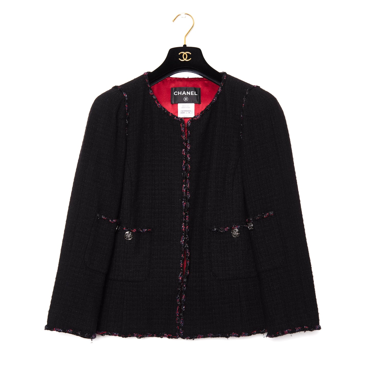CHANEL La Petite Veste Noire wool jacket 40