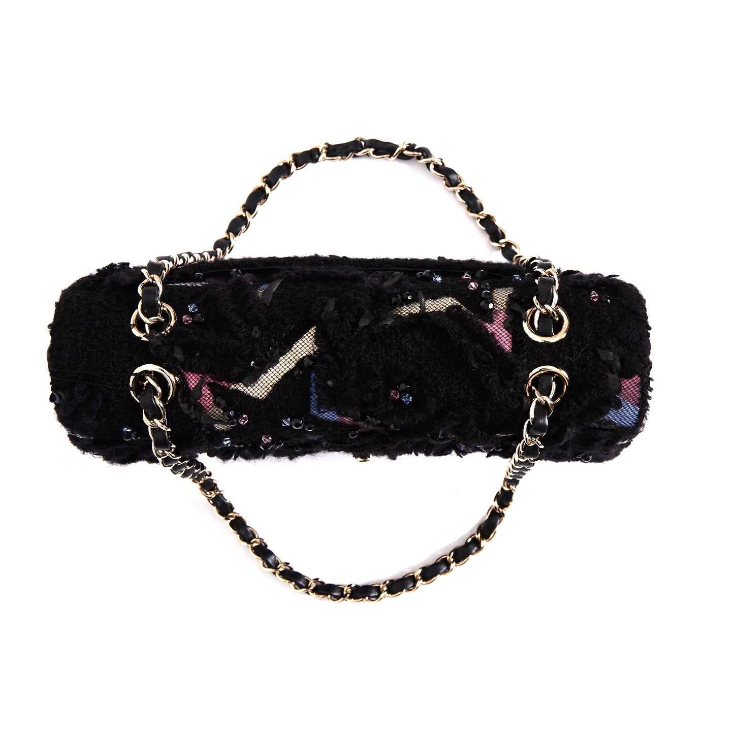 CHANEL Paris-Rue Cambon 31 Tweed Medium Classic Double Flap Bag