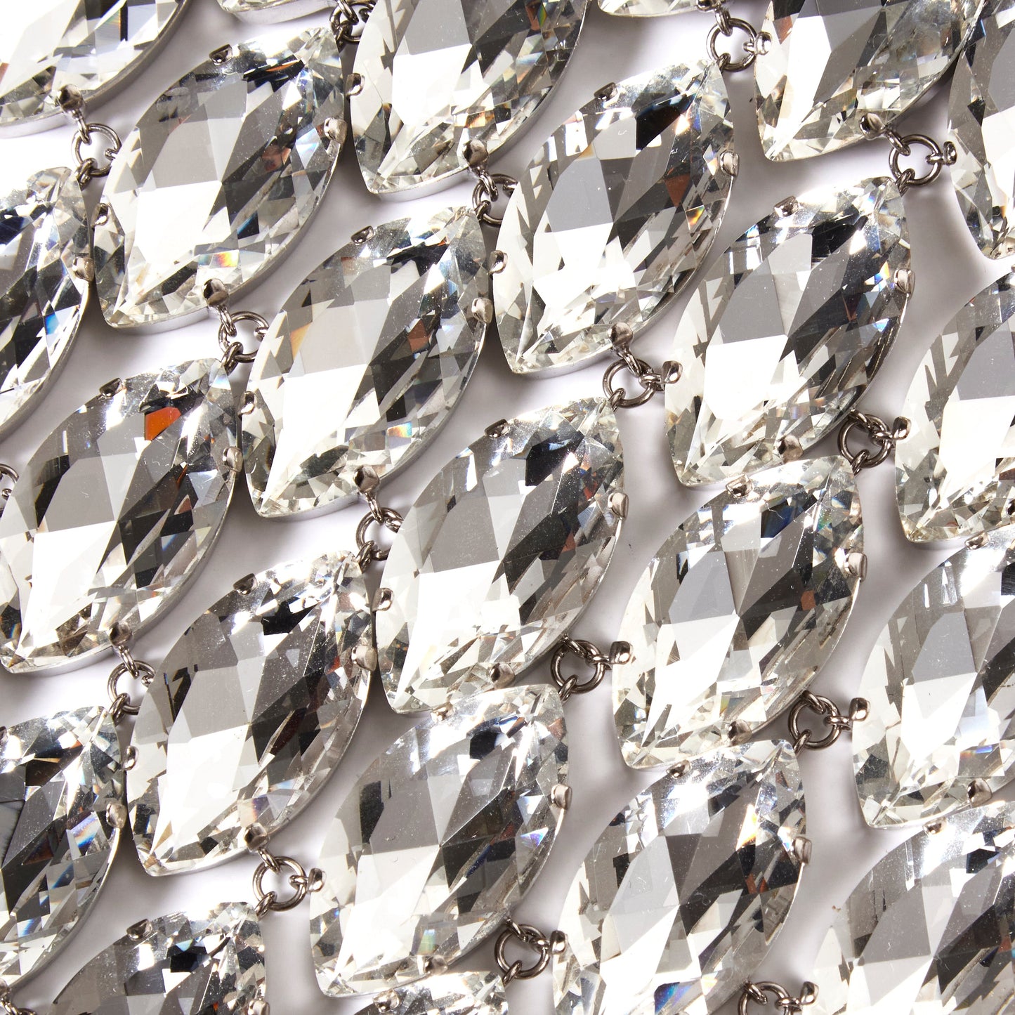 EMILIO PUCCI Crystal Cascade Collar Necklace