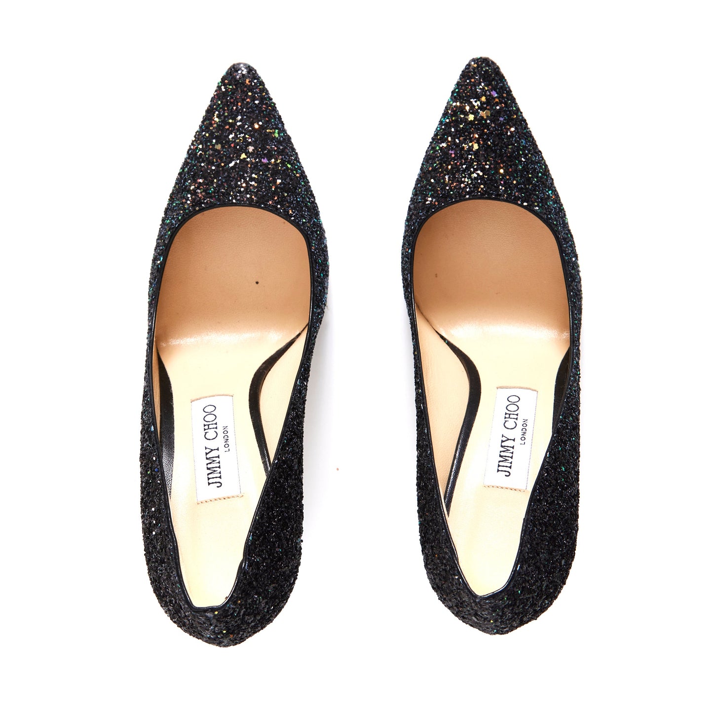 Jimmy Choo Romy 100 Cgf Pump Glitter - 38.5