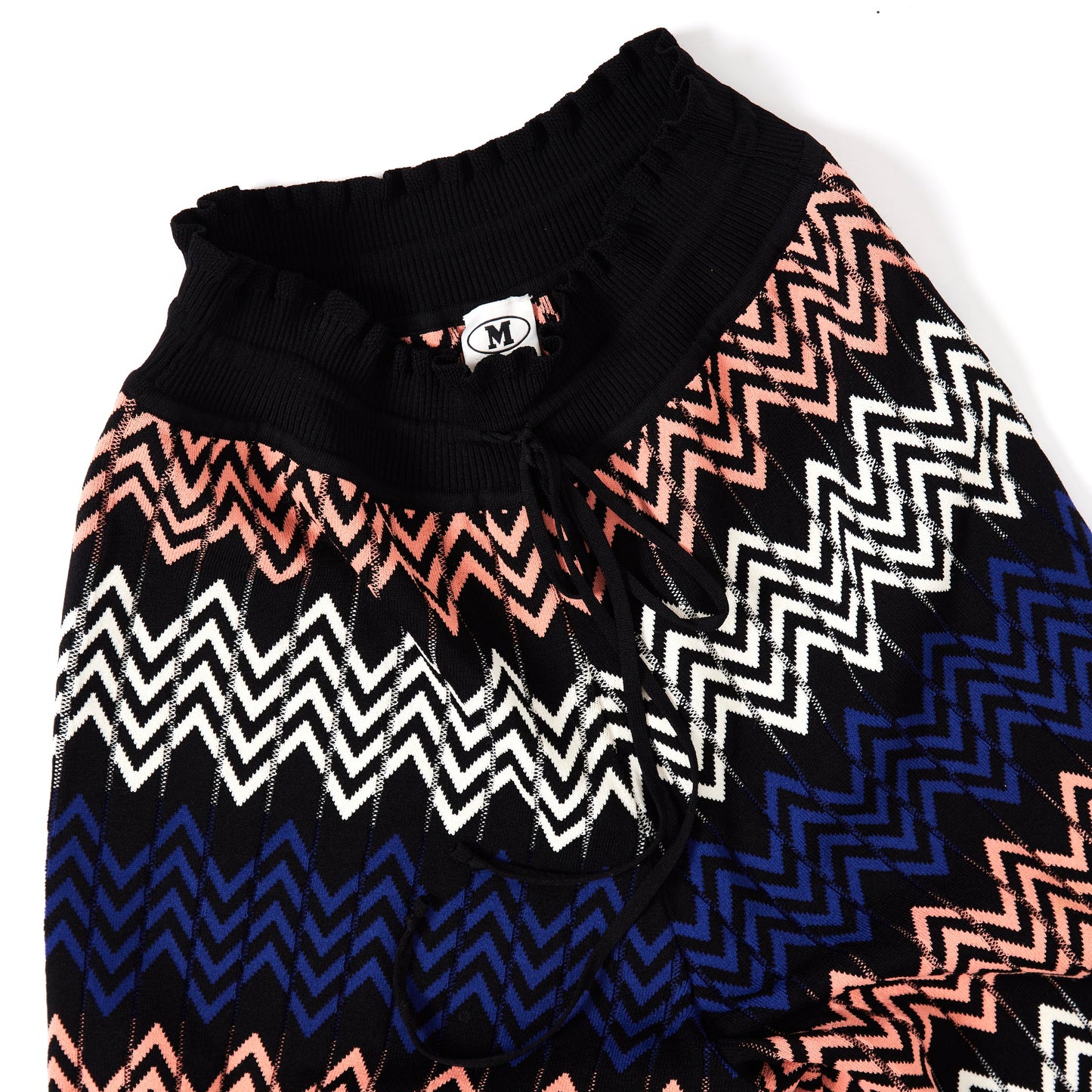 MISSONI Lamé knitted multicolor casual pants