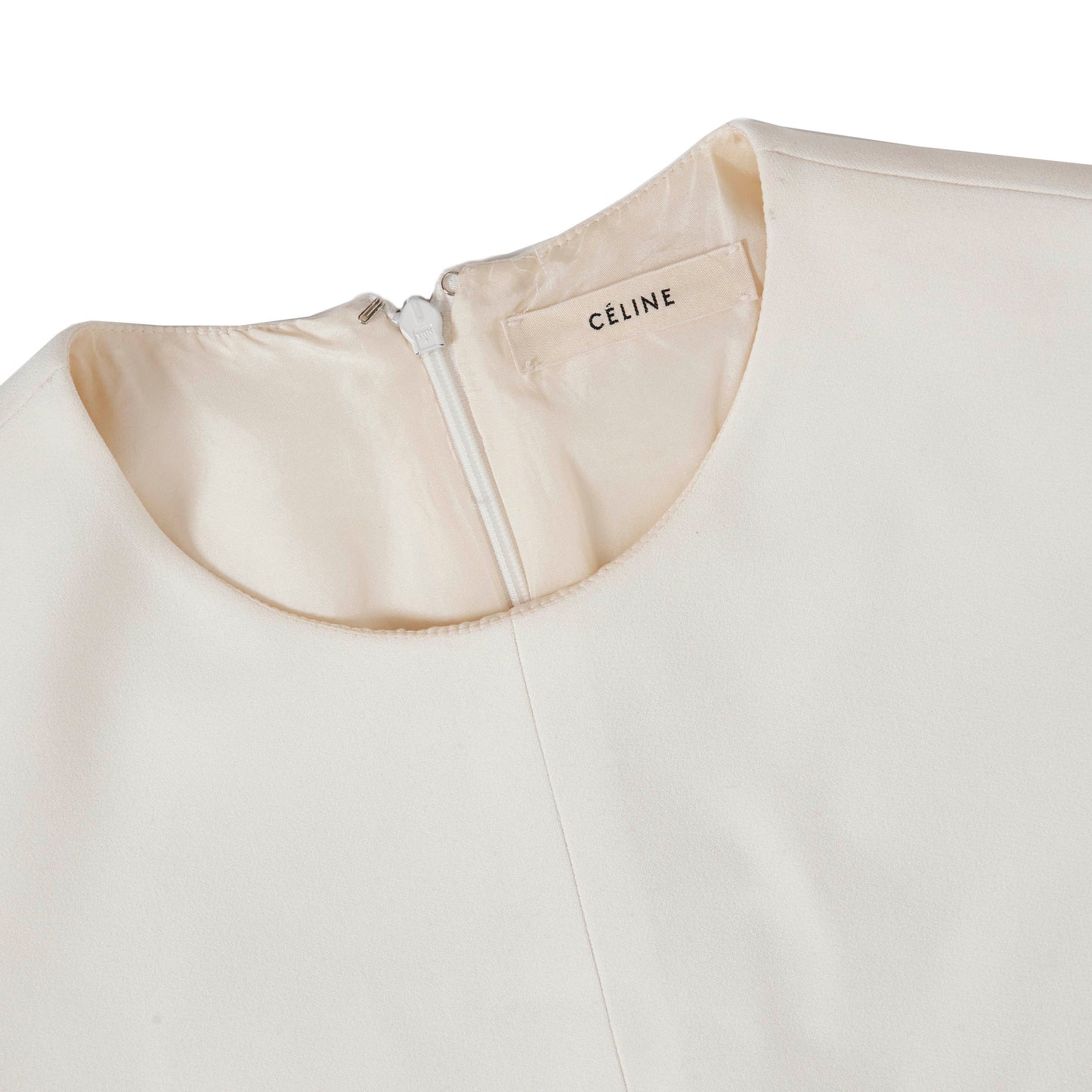 CÈLINE Black and White Colour Block Dress 38