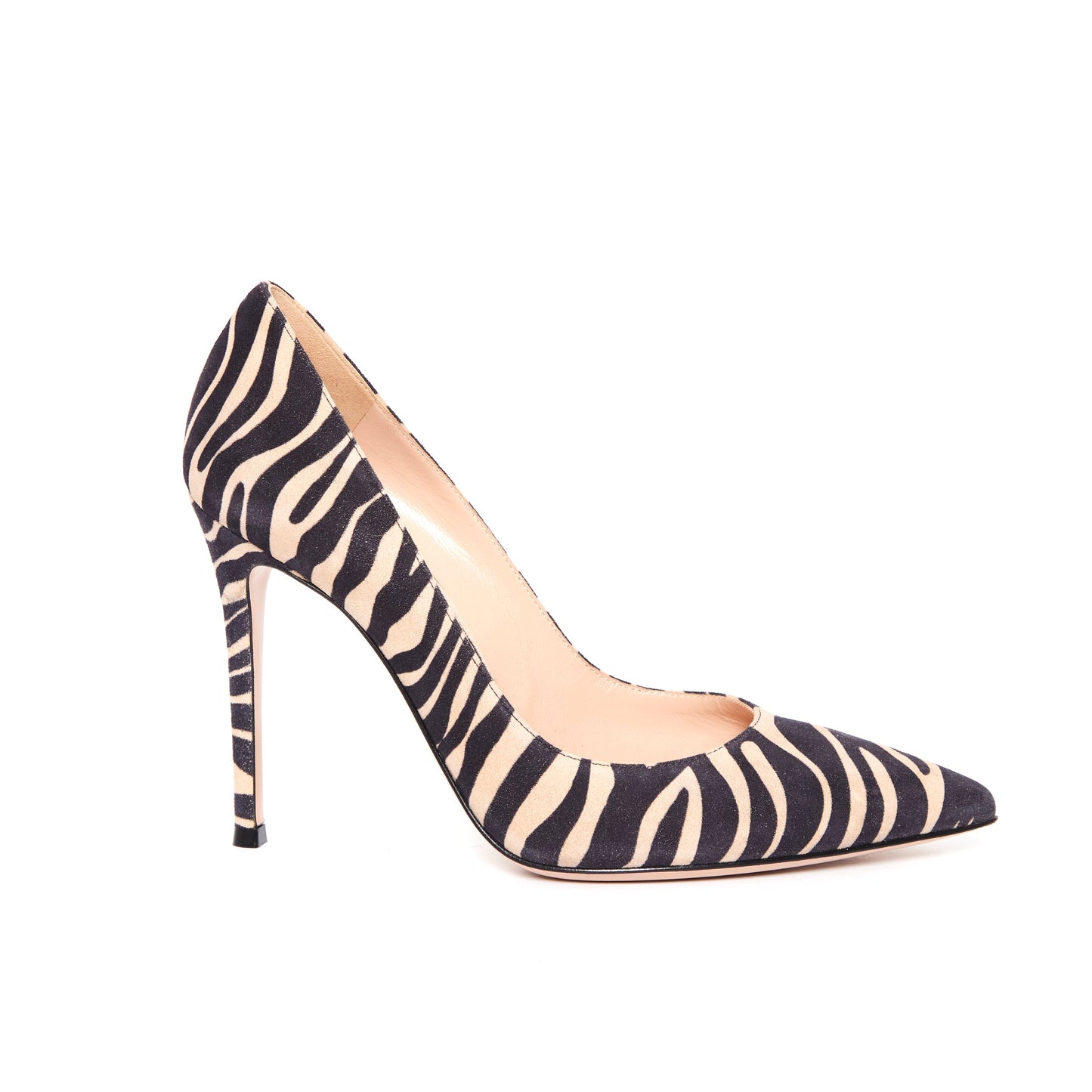 GIANVITO ROSSI Zebra Print Gianvito 105 Pumps 39