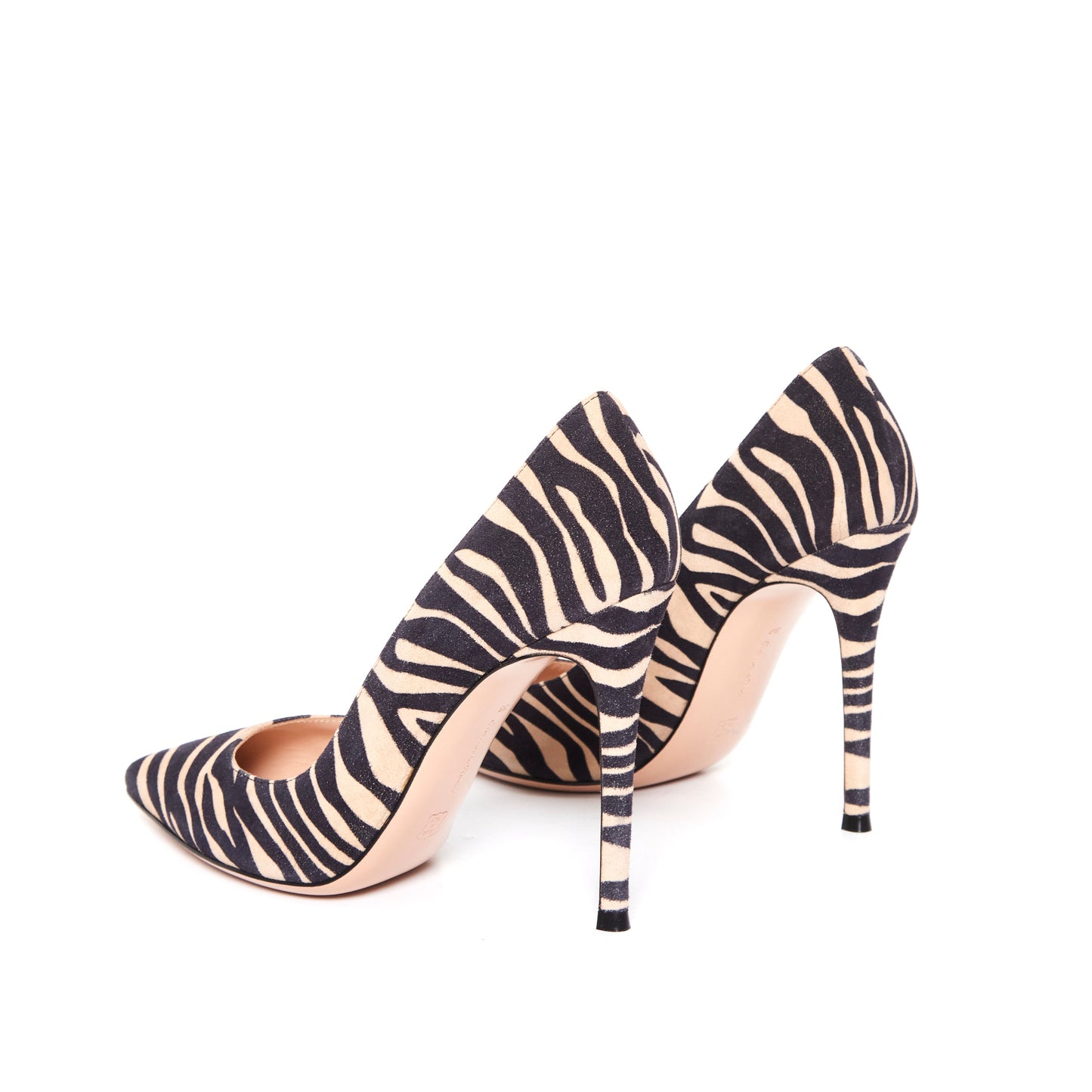 GIANVITO ROSSI Zebra Print Gianvito 105 Pumps 39