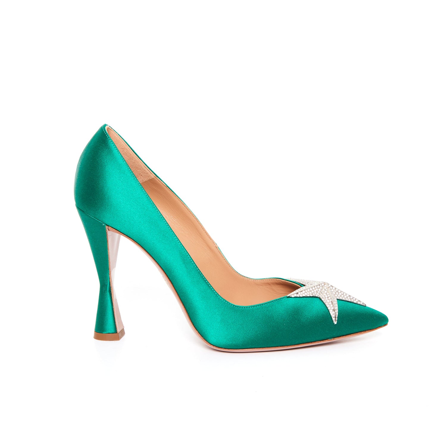 AQUAZZURA Proust 105mm pumps in green 39