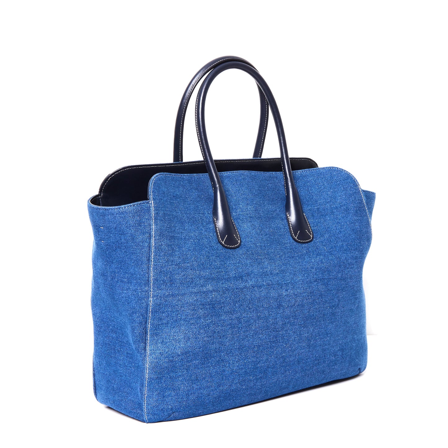 GIORGIO ARMANI Denim Tote Bag in Denim Jeans