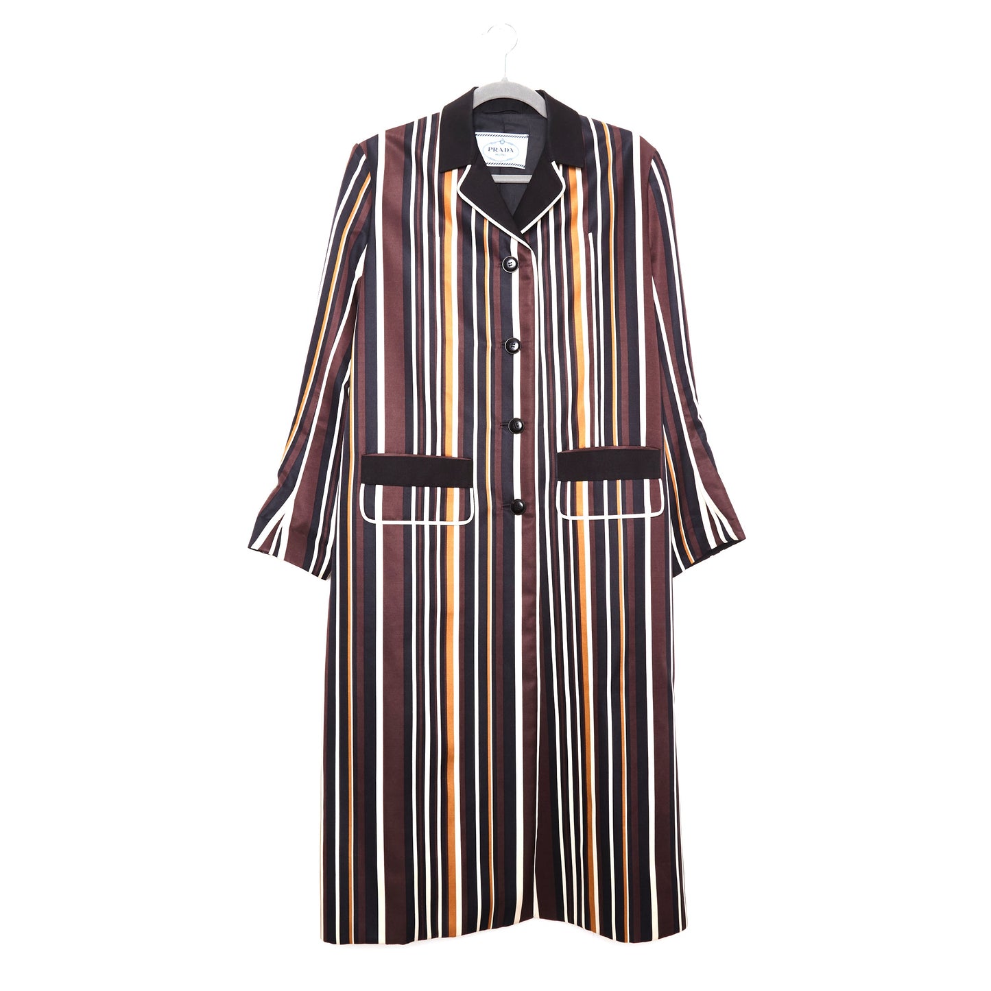 PRADA Printed Radzmire Blazer OverCoat 38