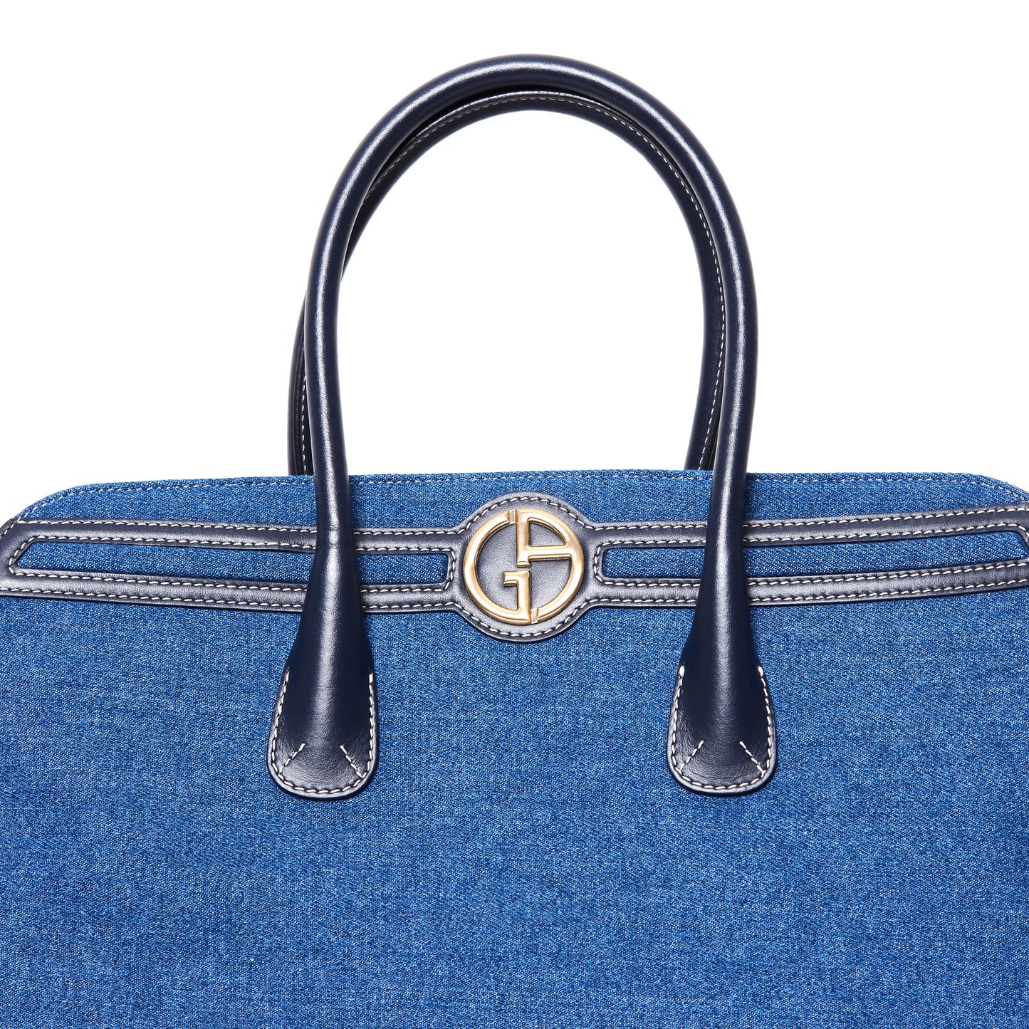 GIORGIO ARMANI Denim Tote Bag in Denim Jeans