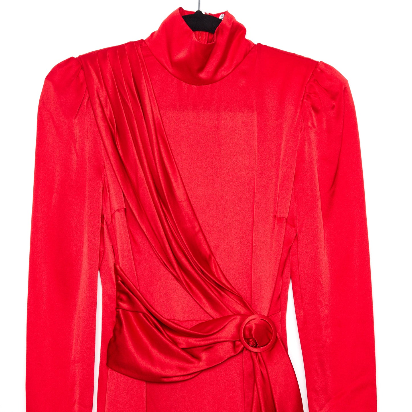 ALESSANDRA RICH Silk Red Dress S