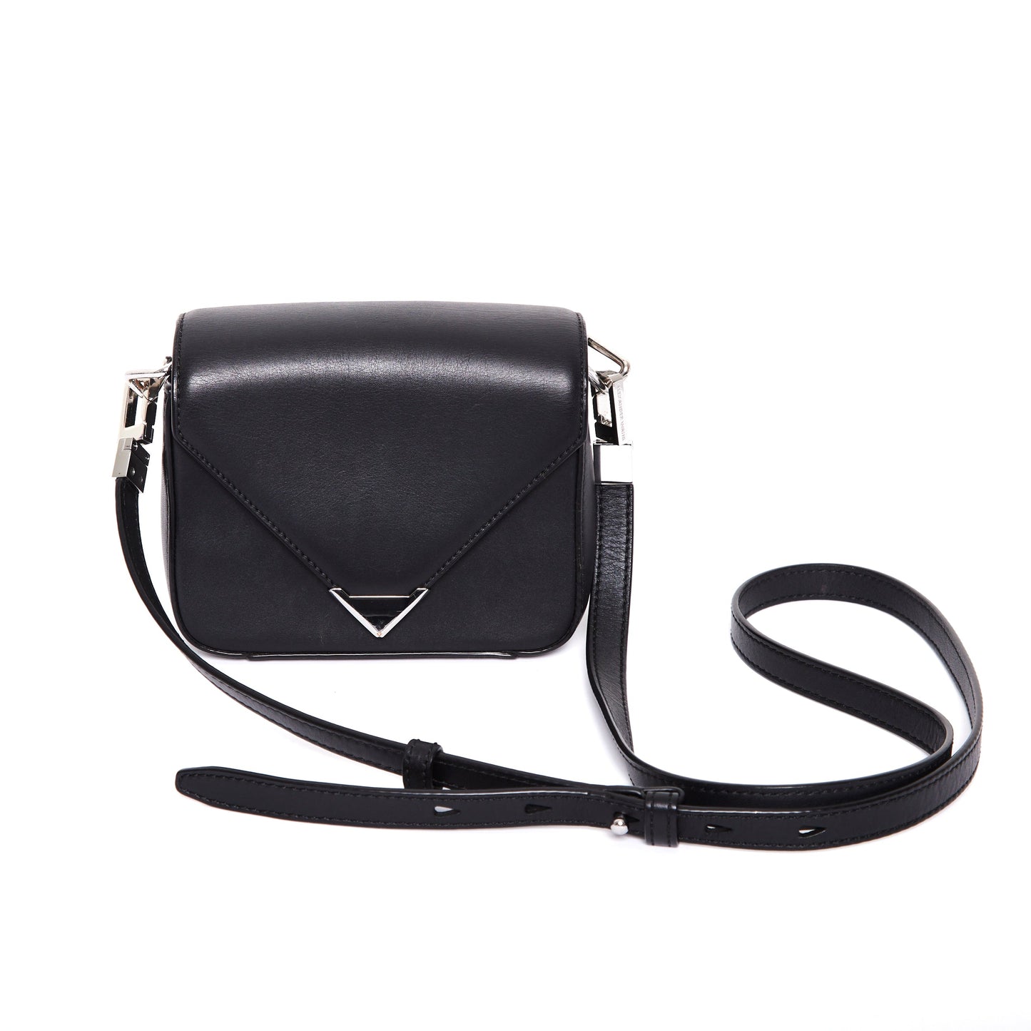 ALEXANDER WANG Small Prisma Envelope Crossbody - Black Leather