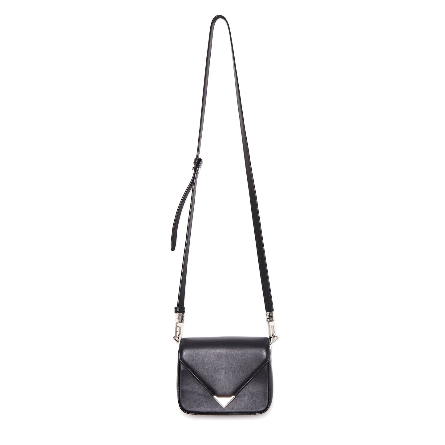 ALEXANDER WANG Small Prisma Envelope Crossbody - Black Leather