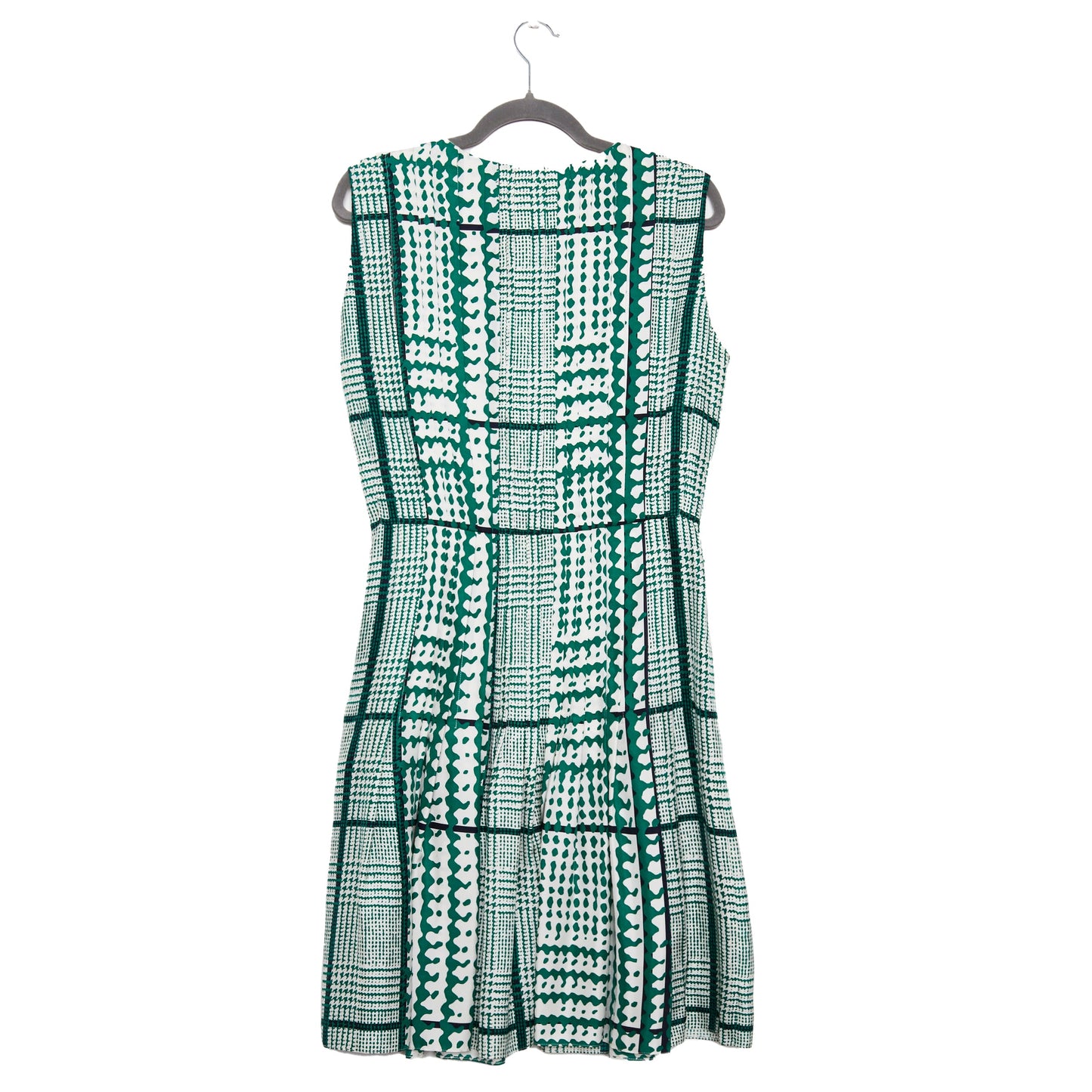OSCAR DE LA RENTA Geometric Pattern Dress 12