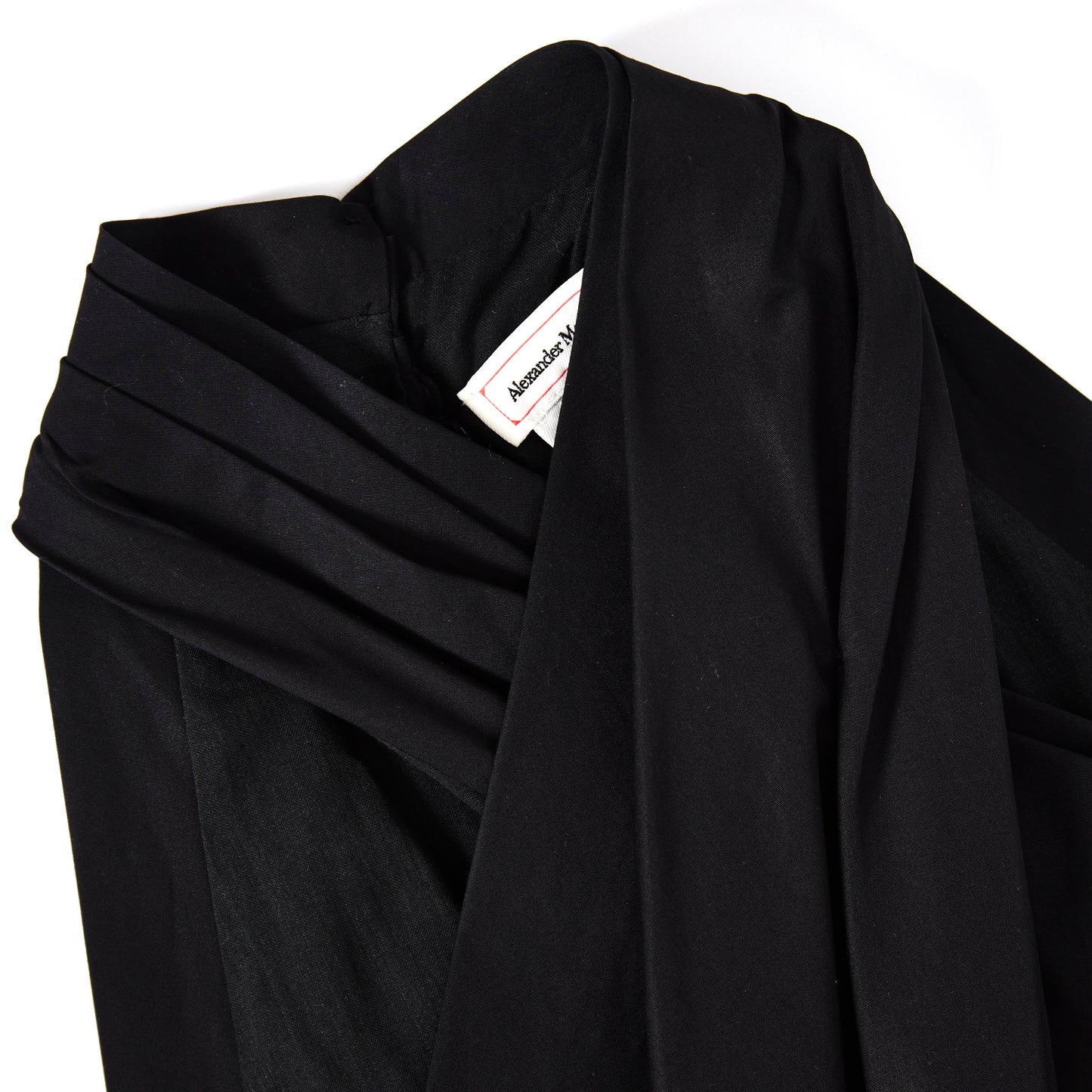 ALEXANDER MCQUEEN Black Halter Dress 40