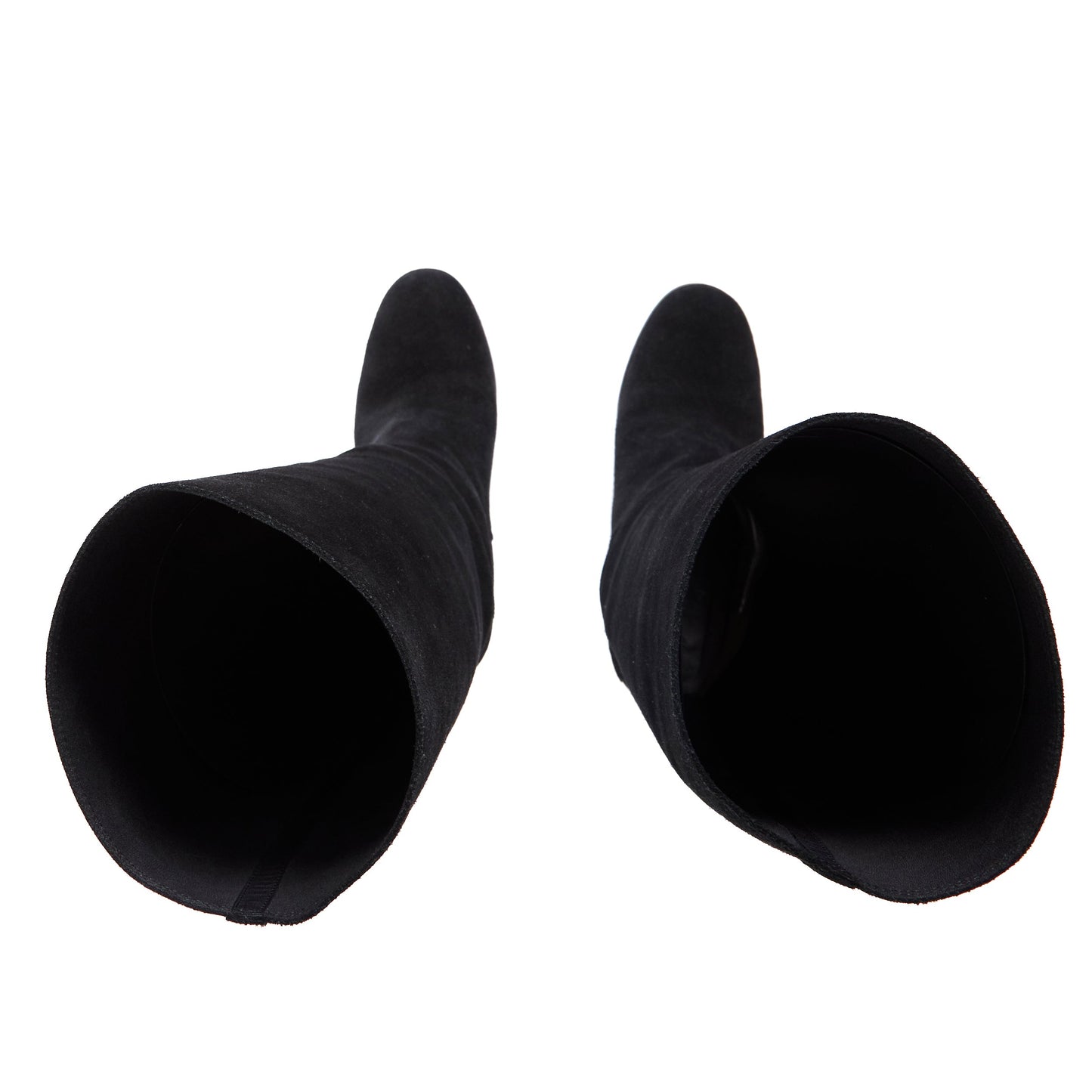 CHANEL Suede leather high boots 40
