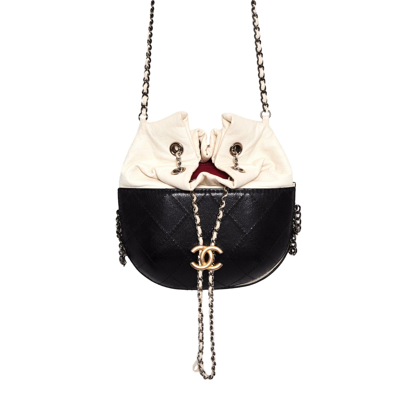 CHANEL Gabrielle Bucket leather crossbody bag