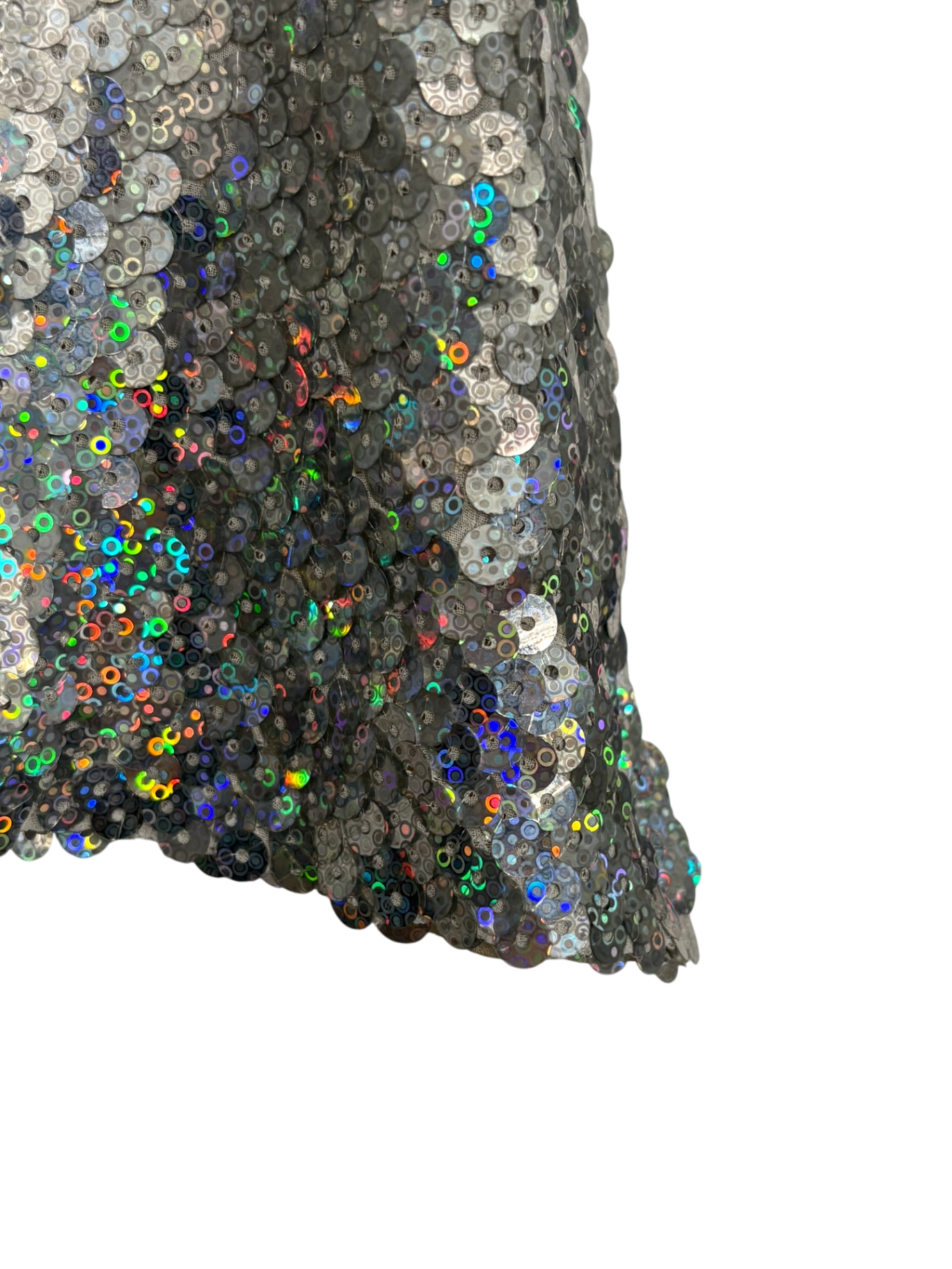 CHANEL Vintage Sequin Silk Top size 36