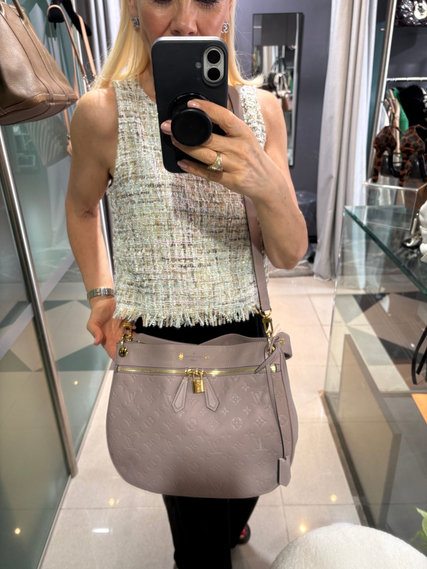 LOUIS VUITTON Spontini Leather Crossbody