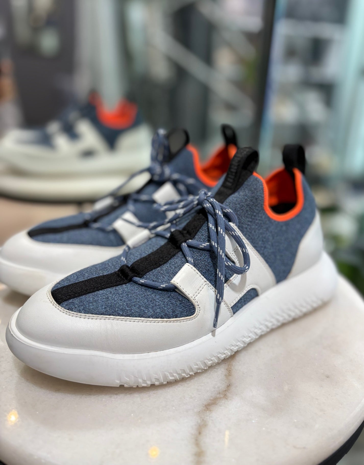 HERMES Duel denim sneakers size 38