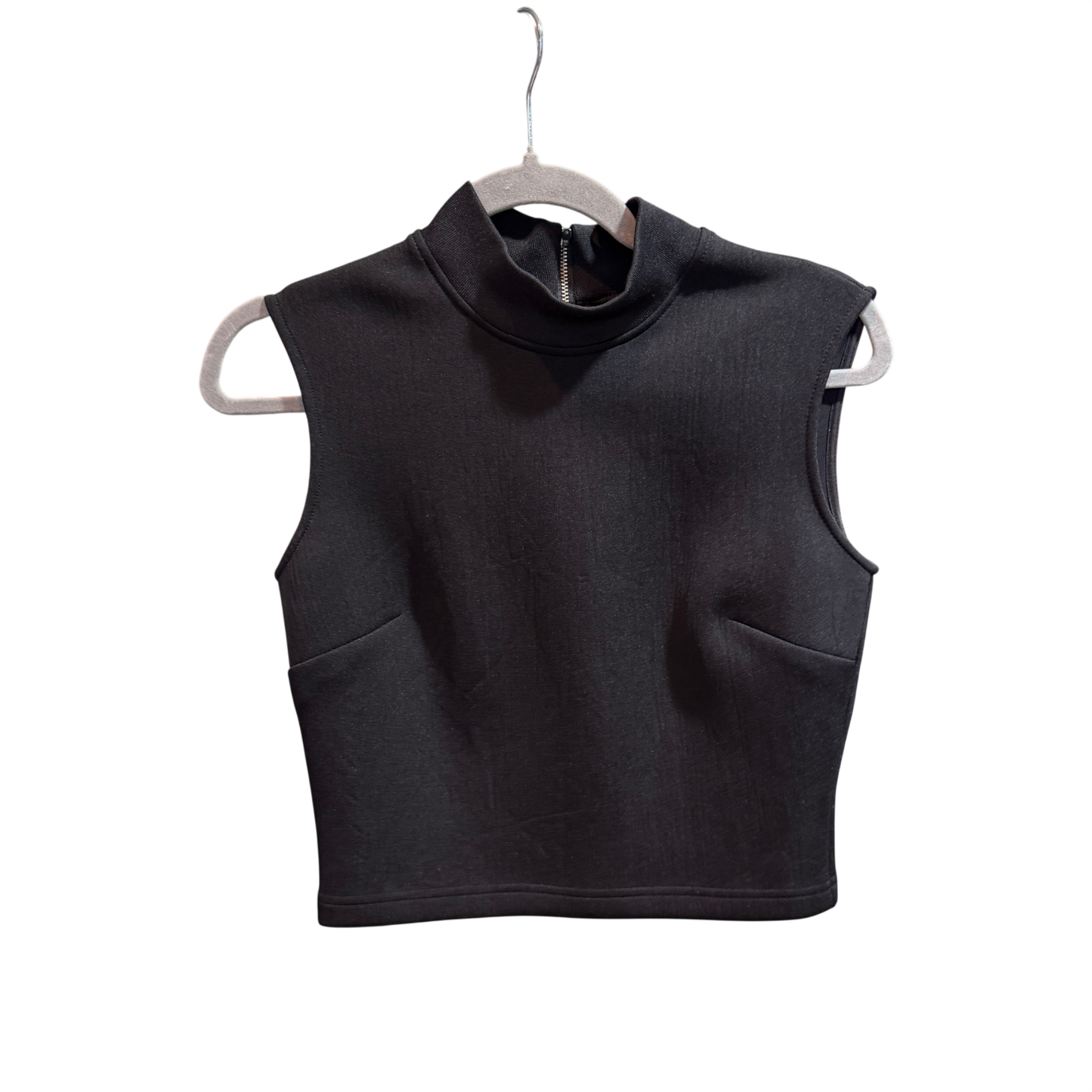 MCQUEEN Black Scuba top size S