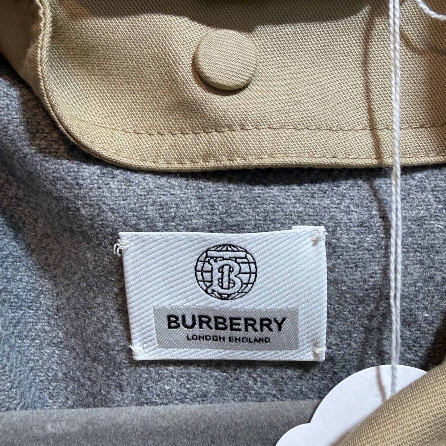 BURBERRY Beige Coat Size 10
