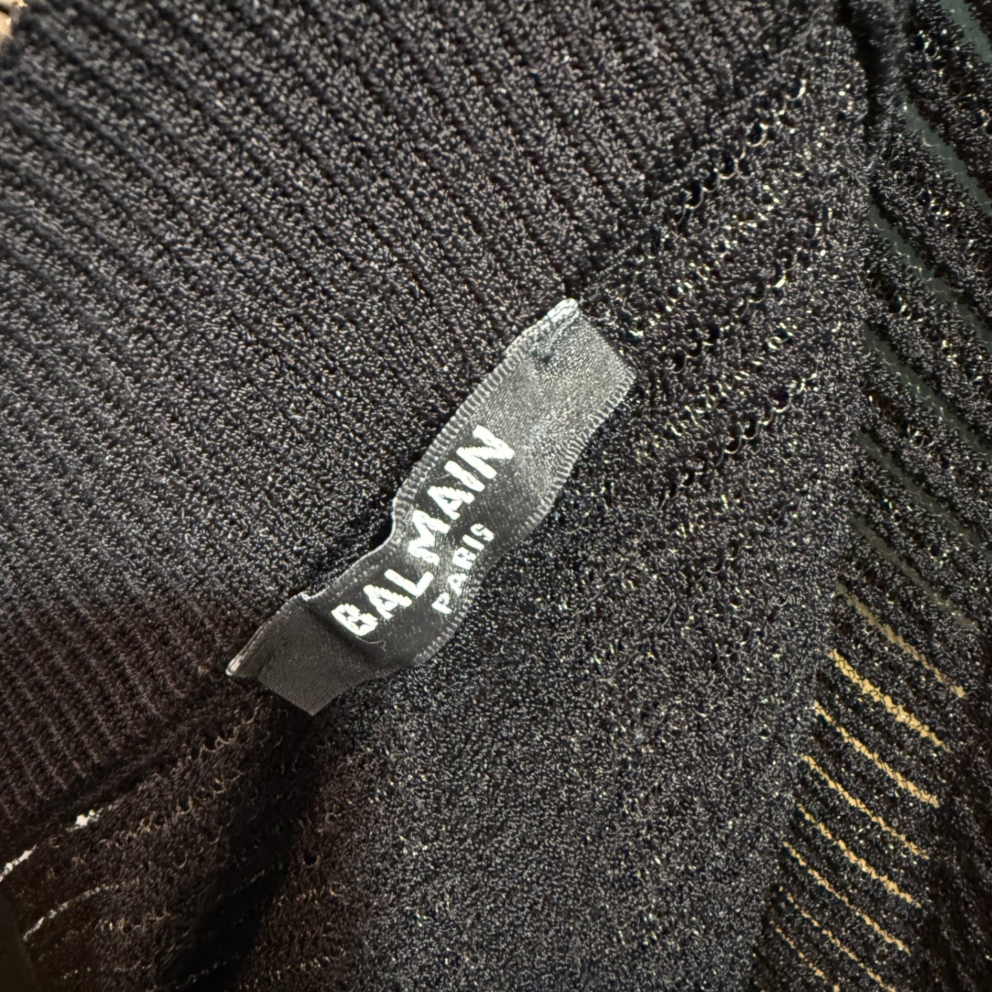 Balmain vintage black long dress /zipper