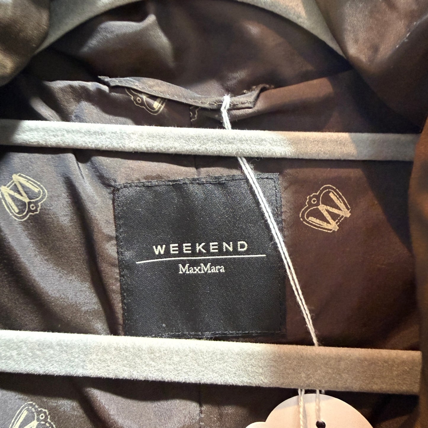 WEEKEND MAX MARA Brown Puffer Coat Size 40