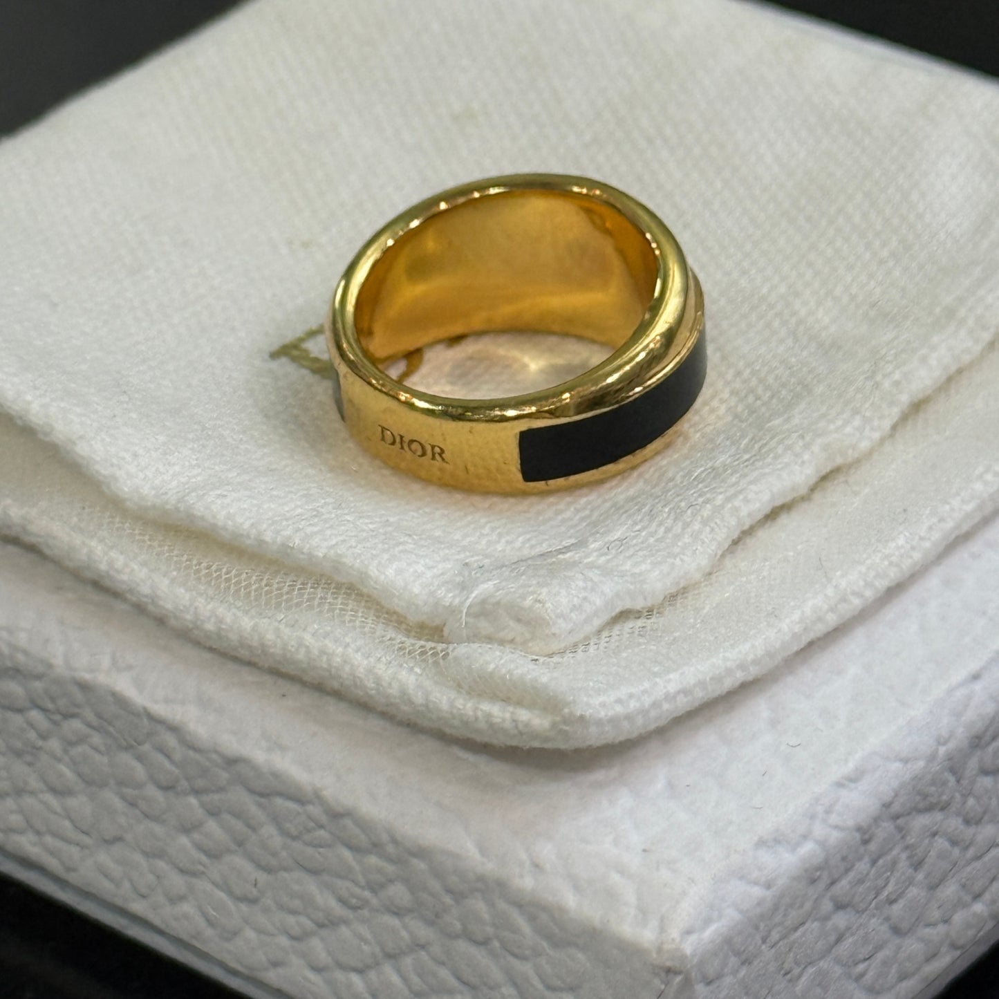 DIOR Navy/Gold ring