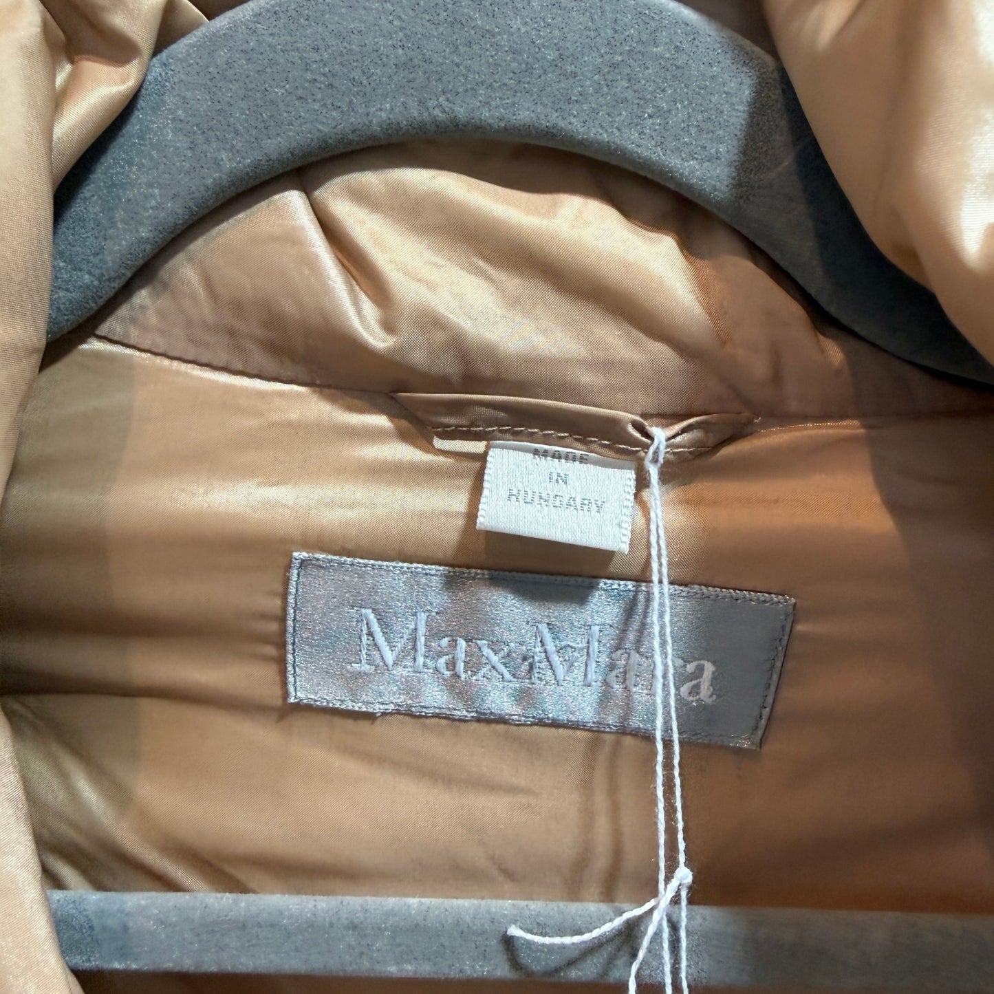 MAX MARA Chestnut Puffer Coat Sz 14