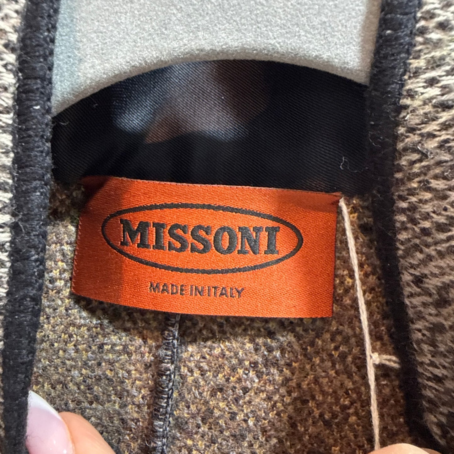 MISSONI Patterned Cropped Jacket Sz S/M