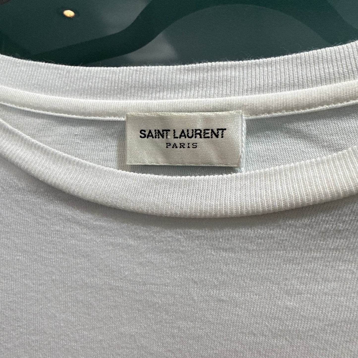 SAINT LAURENT Logo White Top