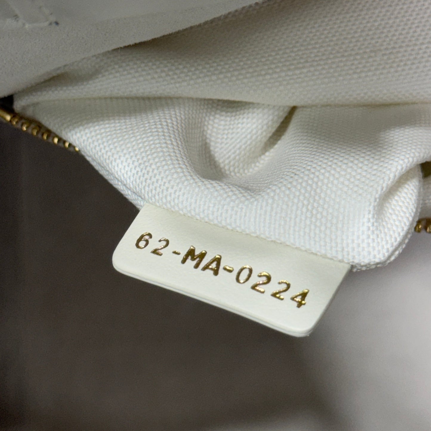 DIOR Large Lady D-Lite Tote - White Cannage