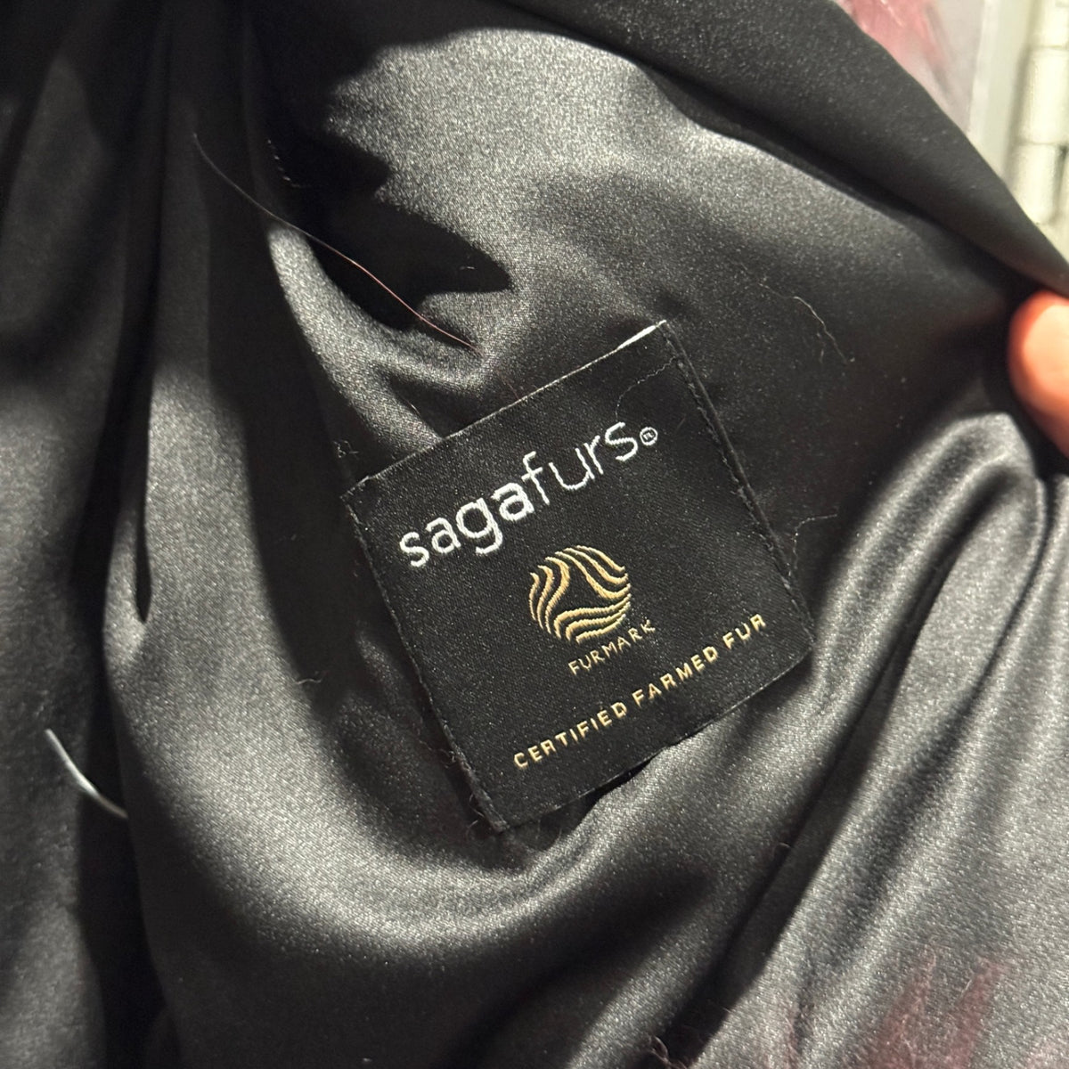 DIOR Burgundy Fur Jacket Sz 38