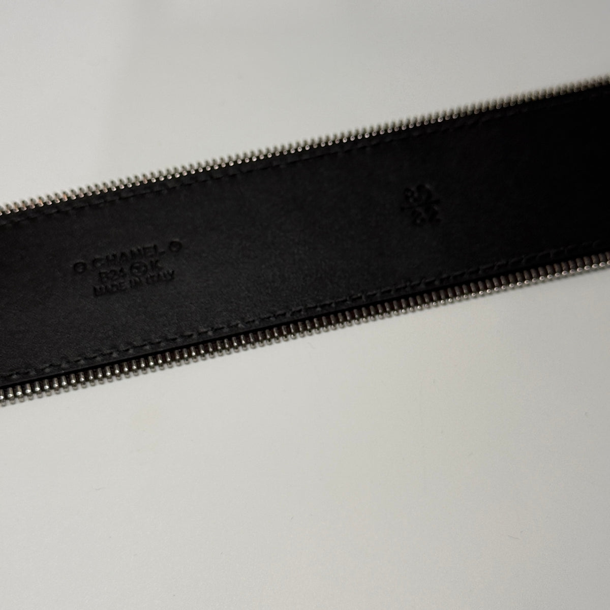 CHANEL Green Silver Belt