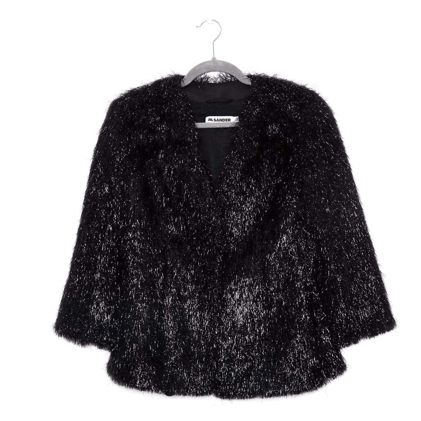 JIL SANDER Shimmer Textured Cropped Jacket