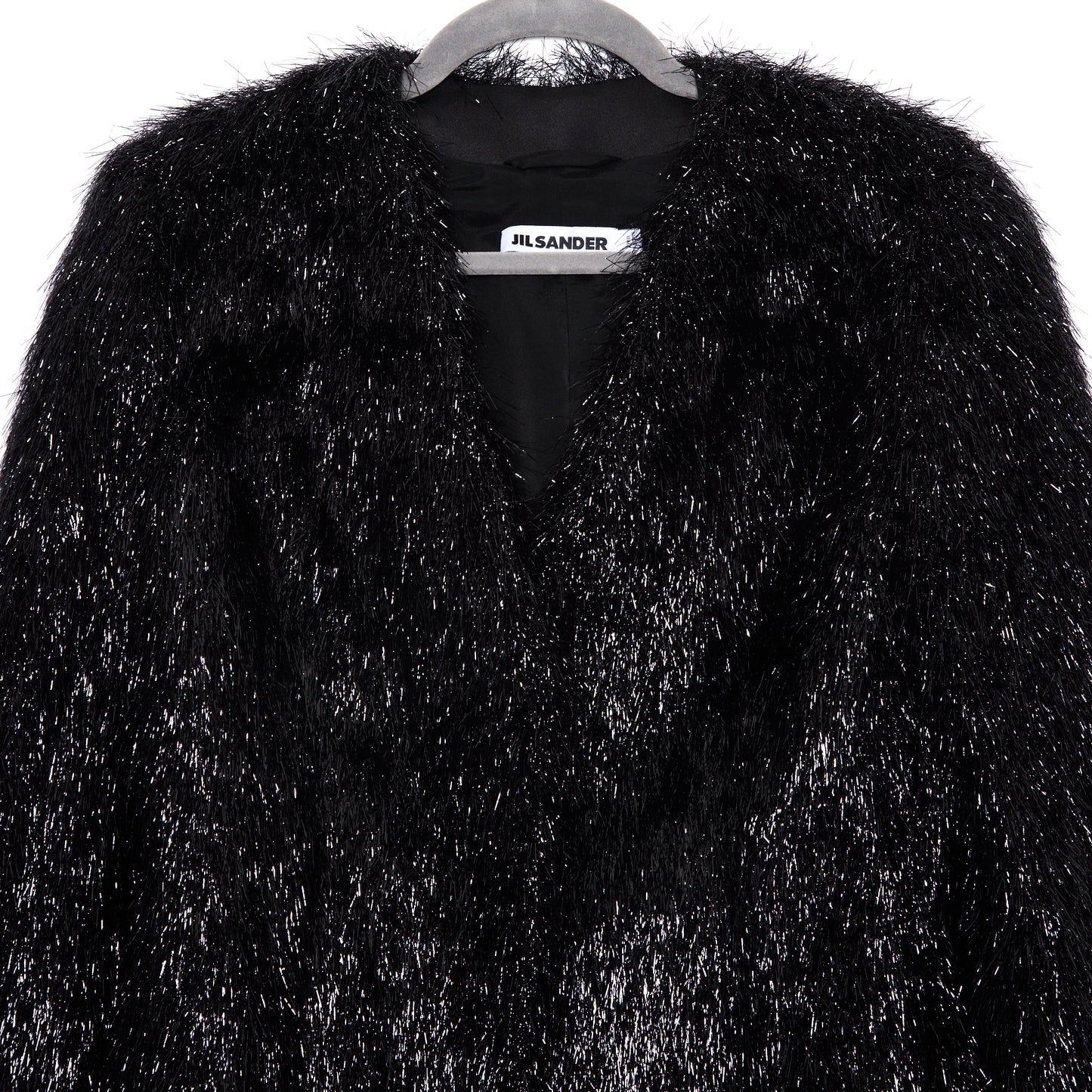 JIL SANDER Shimmer Textured Cropped Jacket