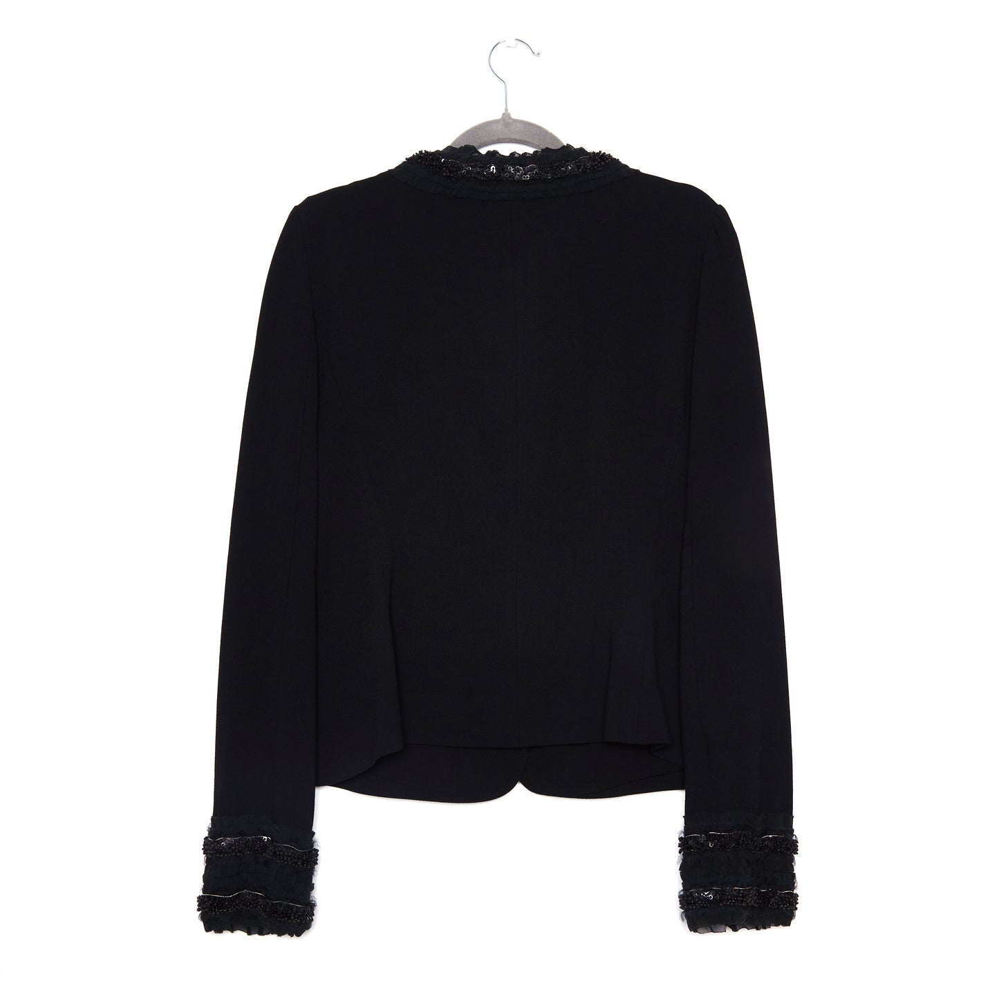 DOLCE AND GABBANA Embellished Bouclé-Style Jacket