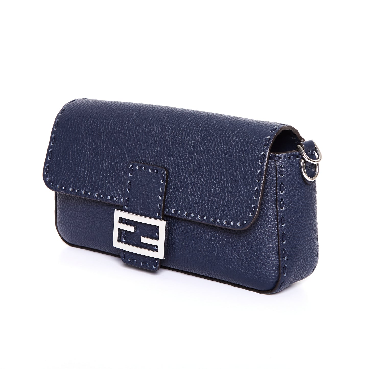 FENDI Medium Baguette Bag - Navy