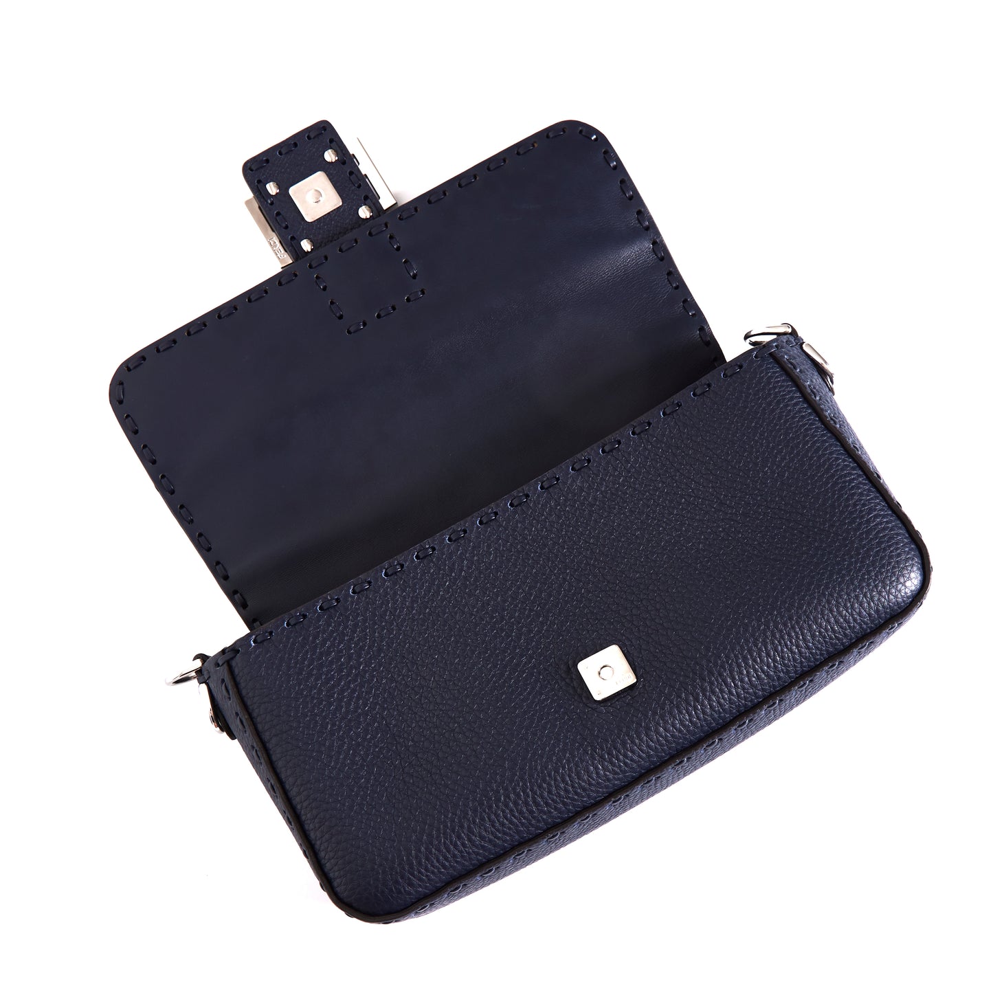 FENDI Medium Baguette Bag - Navy