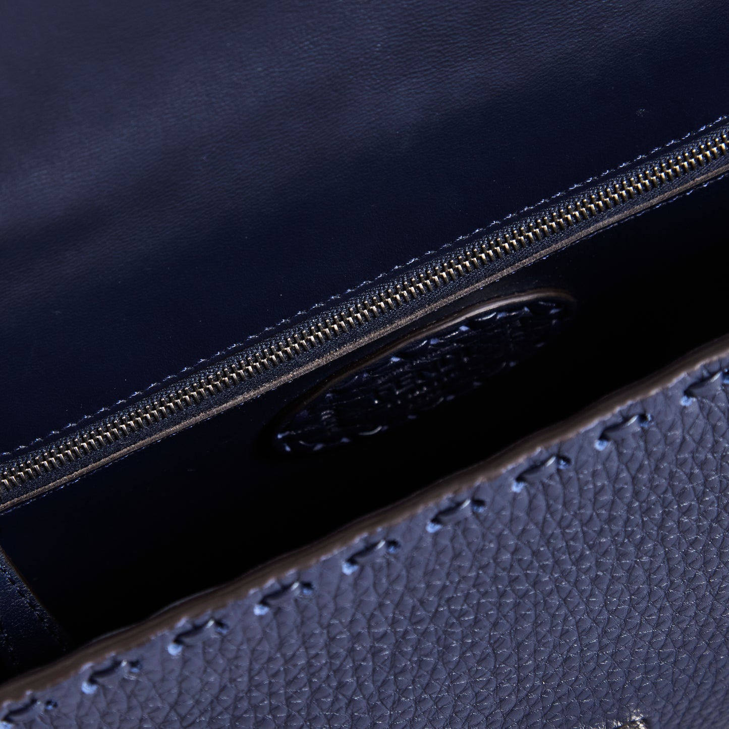 FENDI Medium Baguette Bag - Navy