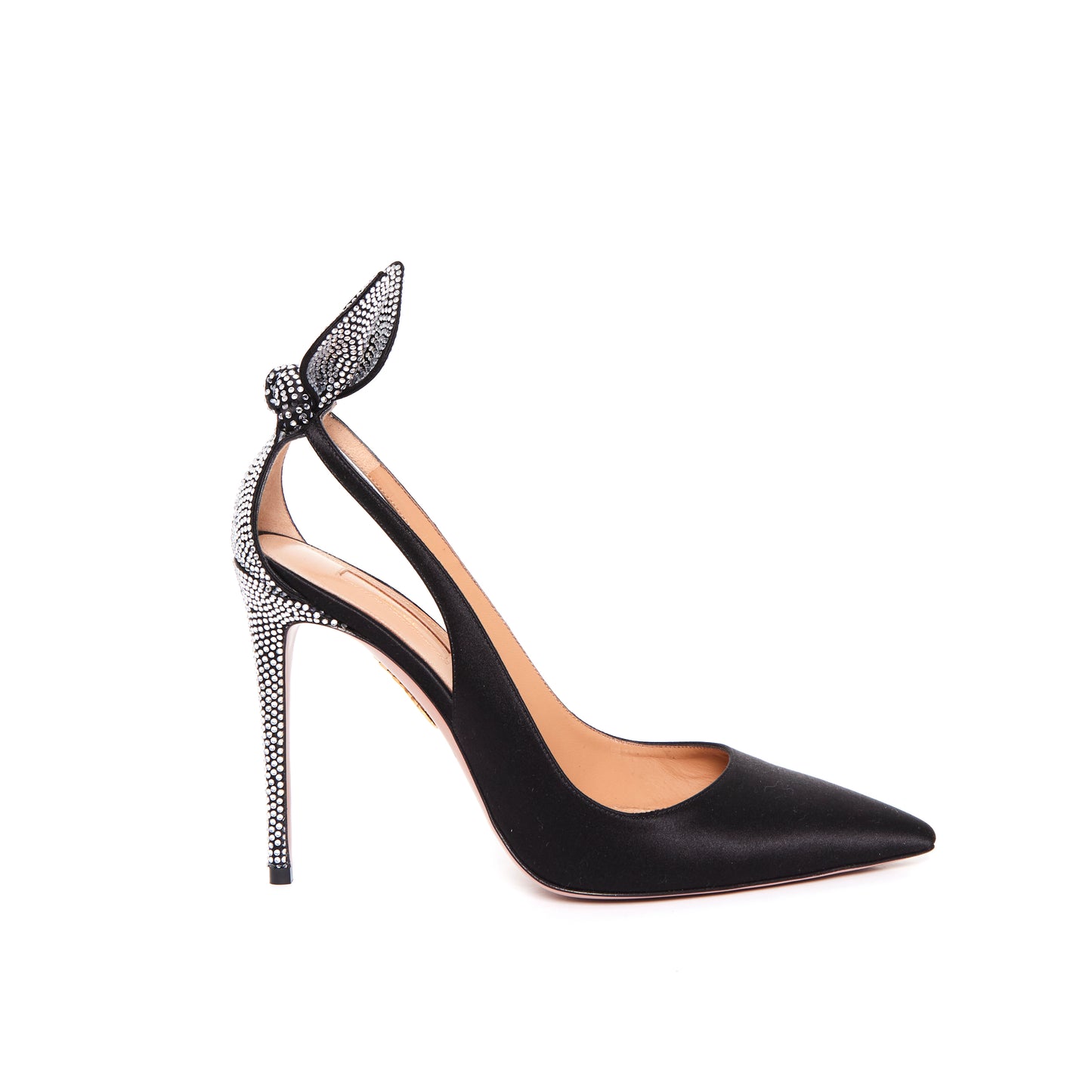 AQUAZZURA Bow Tie Nappa Pump 105