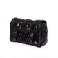 DIOR Diorcamp Quilted Crossbody Bag in Black Macrocannage Calfskin Leather