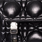 DIOR Diorcamp Quilted Crossbody Bag in Black Macrocannage Calfskin Leather