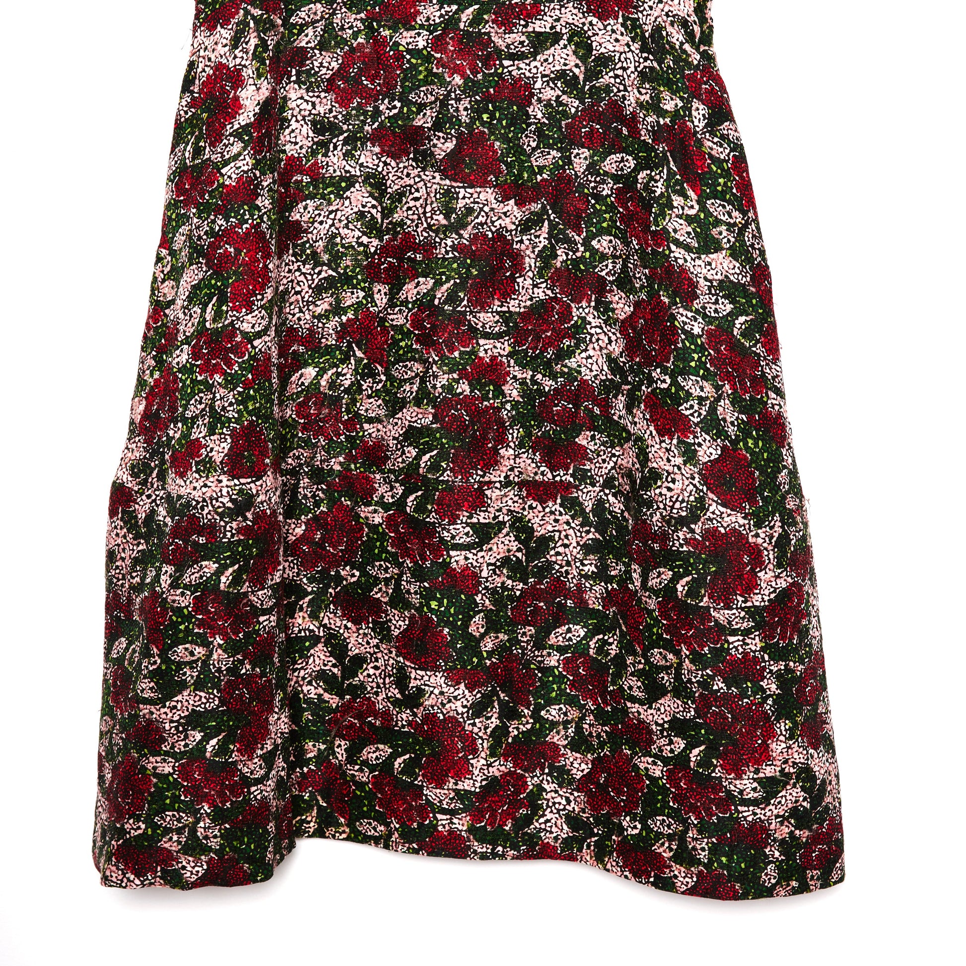 OSCAR DE LA RENTA Floral Brocade Sleeveless Dress 8-10