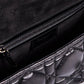 DIOR Diorcamp Quilted Crossbody Bag in Black Macrocannage Calfskin Leather