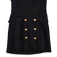 BALMAIN Buttoned Mini Dress - Black