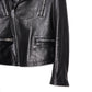 GUCCI Black Embroidered Crystal Tiger Bomber leather Jacket 38
